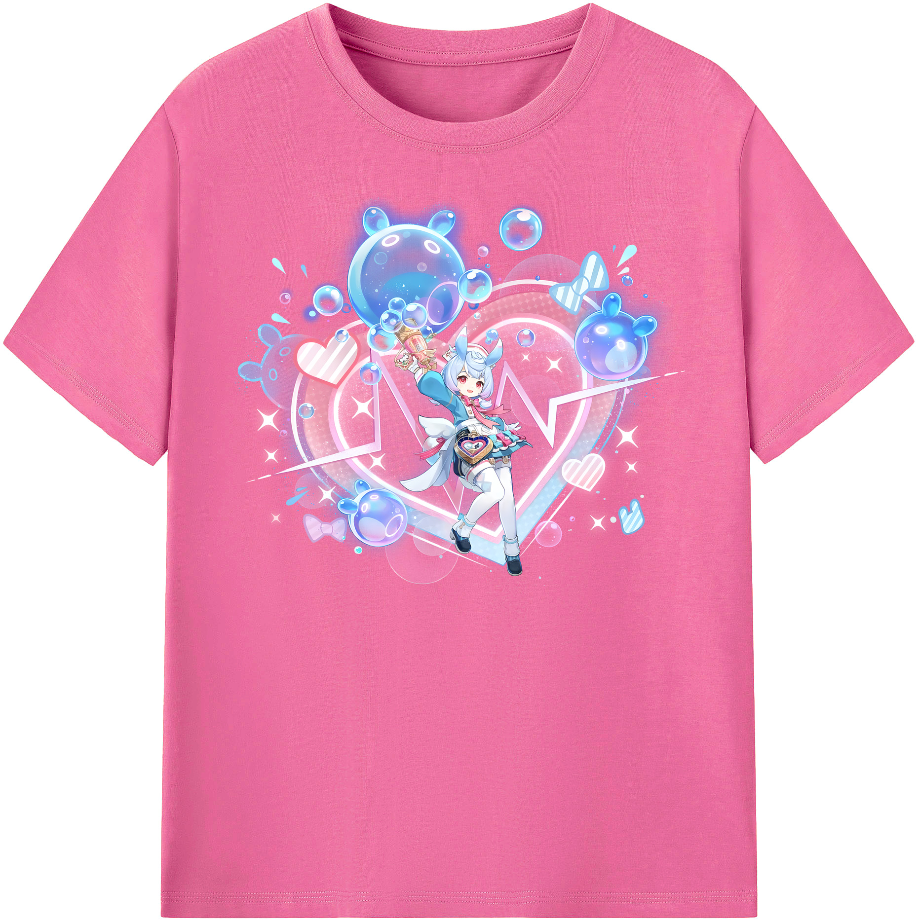 げんし神 シゲウィン genshin Shigewin レディースカジュアルプリントTシャツ（綿100％）